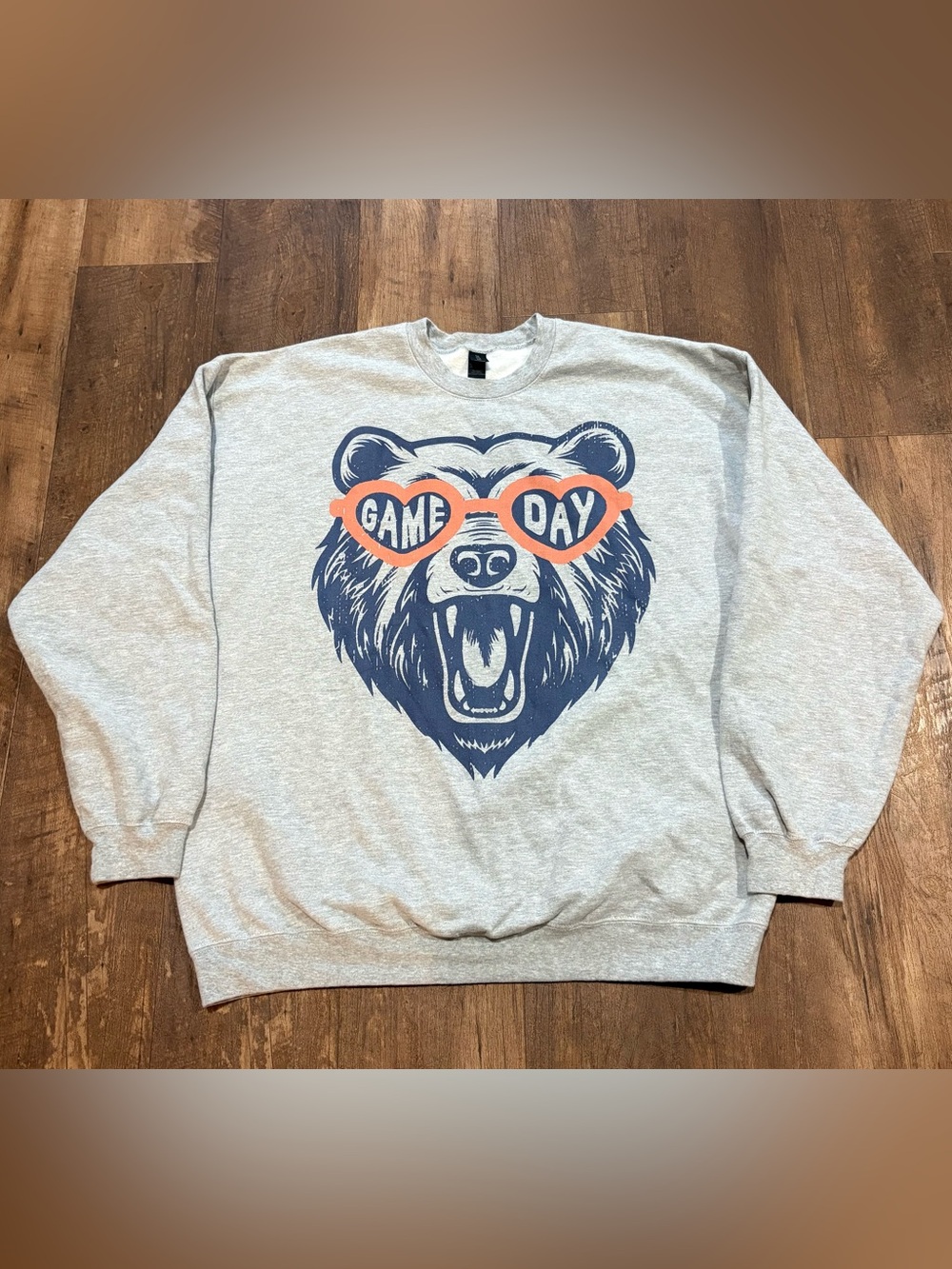 Gildan Gray XL Crew Neck "GAME DAY" Sweatshirt
